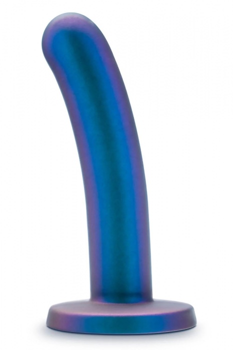 Синяя насадка с гладкой поверхностью Surrender 5.75 Inch Intermediate Pegging Dildo - 14,6 см. - Blush Novelties - купить с доставкой в Евпатории