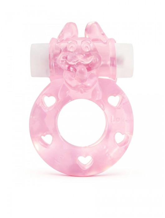 Розовое эрекционное виброкольцо в форме зайчика - 1137 - в Евпатории купить с доставкой