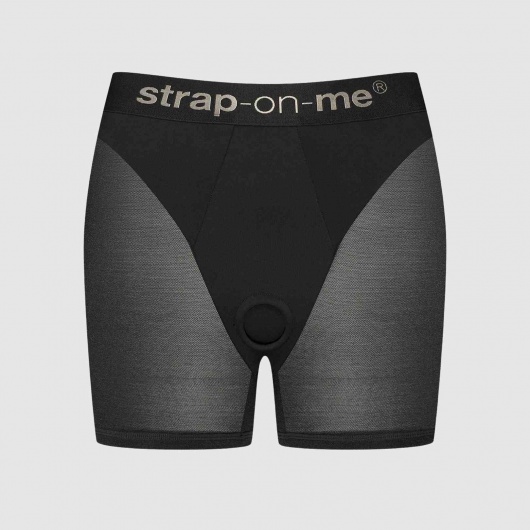 Трусики-шорты для фиксации насадок Strap-on-me Harness Lingerie Halo - size L - Strap-on-me - купить с доставкой в Евпатории