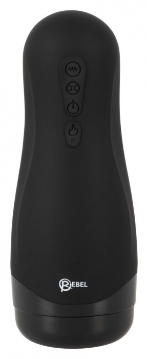 Черный вибромастурбатор с подогревом Masturbator with 3 Functions - Orion - в Евпатории купить с доставкой