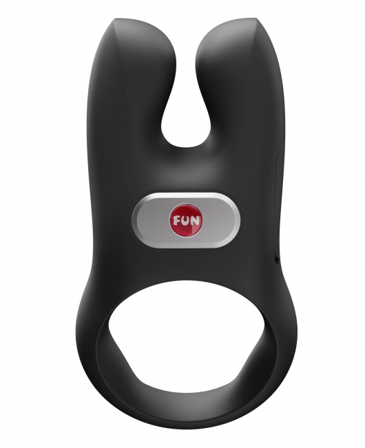 Черное эрекционное виброкольцо Nos - Fun Factory - в Евпатории купить с доставкой