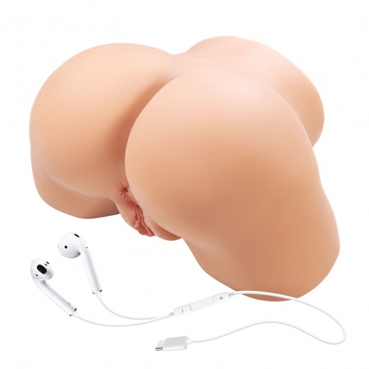 Телесный мастурбатор Olivia с 2 любовными отверстиями - Baile - в Евпатории купить с доставкой