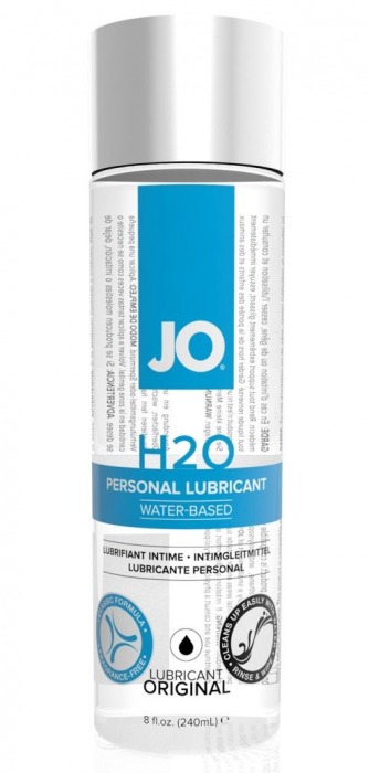 Нейтральный лубрикант на водной основе JO Personal Lubricant H2O - 240 мл. - System JO - купить с доставкой в Евпатории