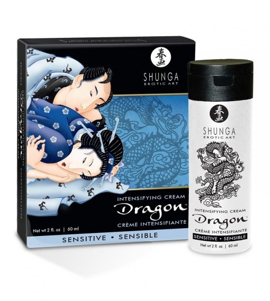 Интимный мужской крем SHUNGA DRAGON SENSITIVE - 60 мл. - Shunga - купить с доставкой в Евпатории