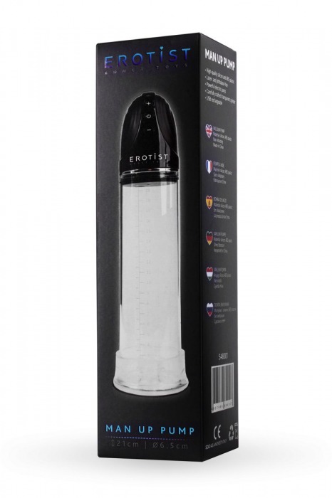 Автоматическая вакуумная помпа Man up pump - Erotist Adult Toys - в Евпатории купить с доставкой