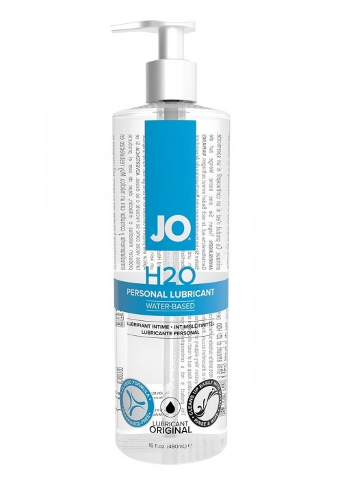 Лубрикант на водной основе JO Personal Lubricant H2O с дозатором - 480 мл. - System JO - купить с доставкой в Евпатории