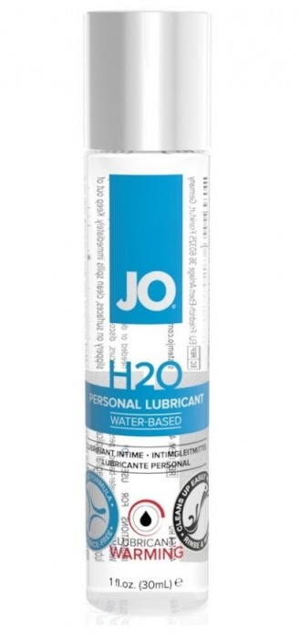 Возбуждающий лубрикант на водной основе JO Personal Lubricant H2O Warming - 30 мл. - System JO - купить с доставкой в Евпатории