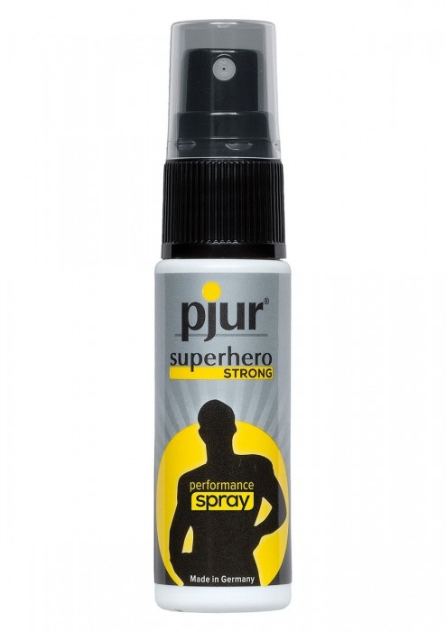 Спрей-пролонгатор длительного действия pjur SUPERHERO Strong Spray - 20 мл. - Pjur - купить с доставкой в Евпатории