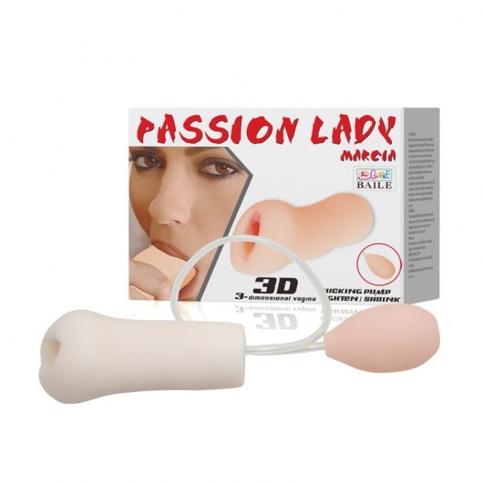 Мастурбатор Passion Lady Marcia с грушей для имитации посасывания - Baile - в Евпатории купить с доставкой