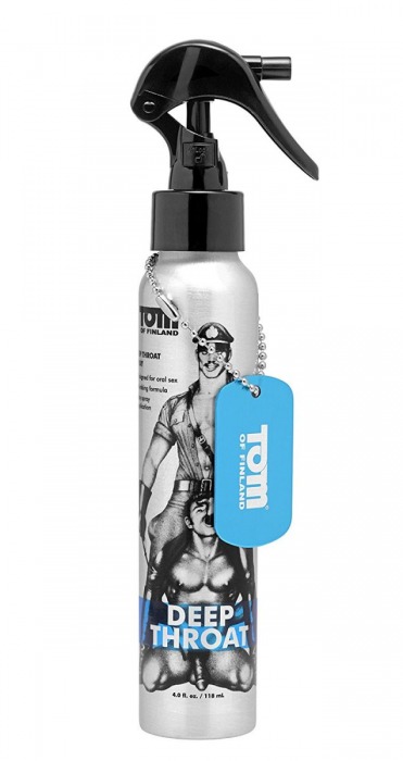 Спрей для лёгкого проникновения во время орального секса Tom of Finland Deep Throat Spray - 118 мл. - Доминирующее кольцо - купить с доставкой в Евпатории