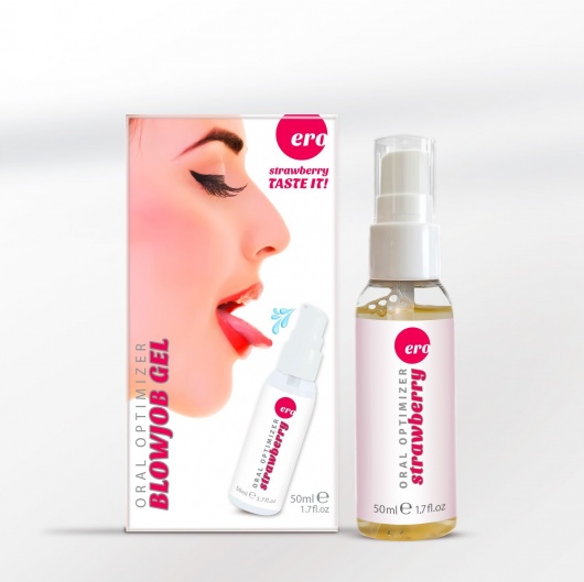 Увлажняющий гель для орального секса с ароматом клубники - 50 мл. - Ero - купить с доставкой в Евпатории