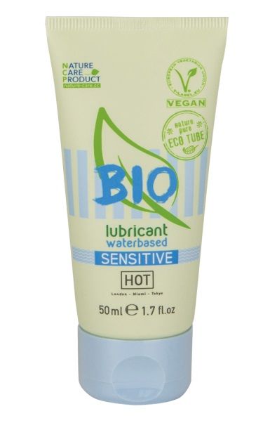 Органический лубрикант для чувствительной кожи Bio Sensitive - 50 мл. - HOT - купить с доставкой в Евпатории