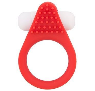 Красное эрекционное кольцо LIT-UP SILICONE STIMU RING 1 RED - Dream Toys - в Евпатории купить с доставкой