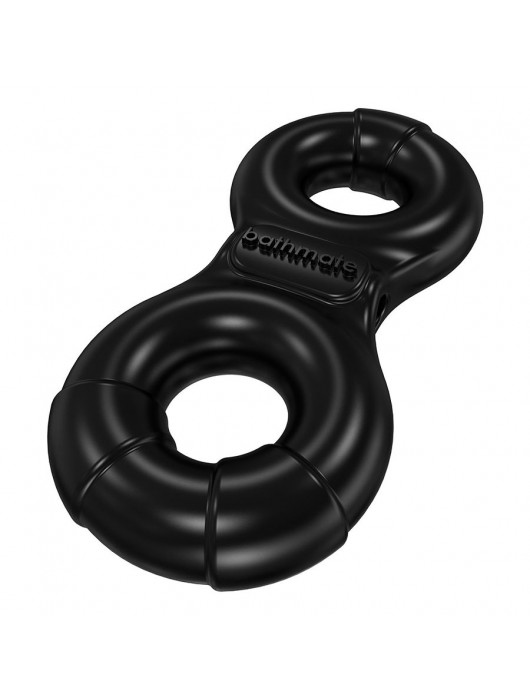 Чёрное эрекционное виброкольцо Eight - Bathmate - в Евпатории купить с доставкой