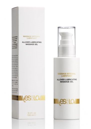 Массажный гель-смазка на силиконовой основе Allover Massage Gel - 100 мл. - YESforLOV - купить с доставкой в Евпатории