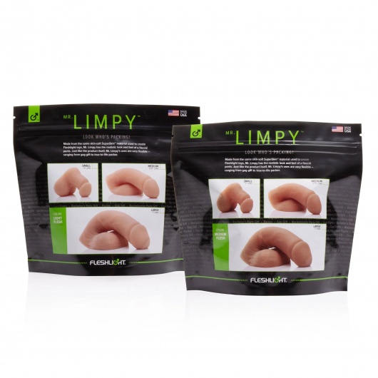 Мягкий имитатор пениса Fleshtone Limpy большого размера - 21,6 см. - Fleshlight - купить с доставкой в Евпатории