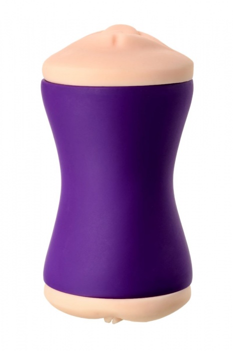 Двухсторонний мастурбатор JOS YARA в фиолетовой колбе - JOS - в Евпатории купить с доставкой