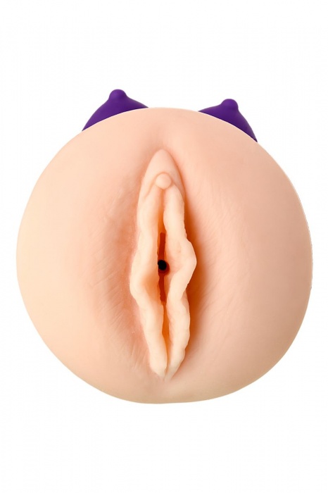 Двухсторонний мастурбатор JOS YARA в фиолетовой колбе - JOS - в Евпатории купить с доставкой