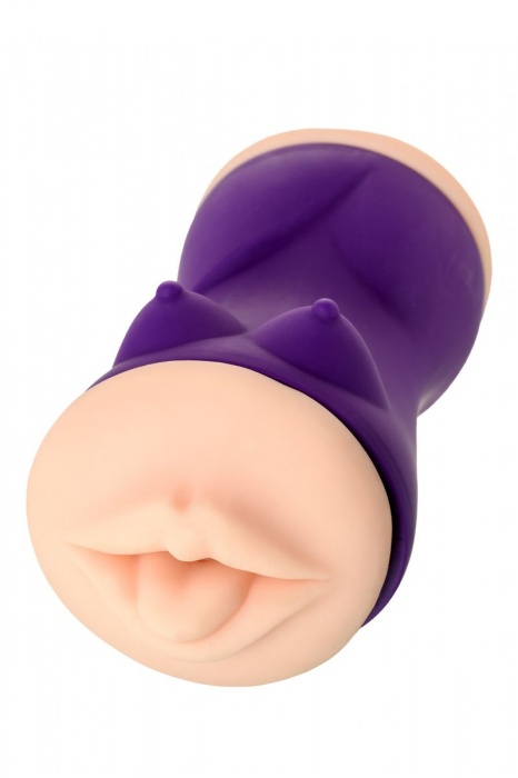 Двухсторонний мастурбатор JOS YARA в фиолетовой колбе - JOS - в Евпатории купить с доставкой