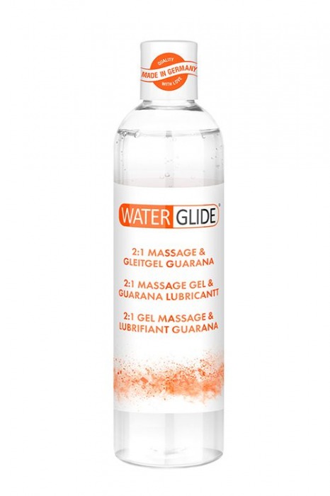 Гель-смазка 2-в-1 MASSAGE   LUBRICANT GUARANA - 300 мл. - Waterglide - купить с доставкой в Евпатории