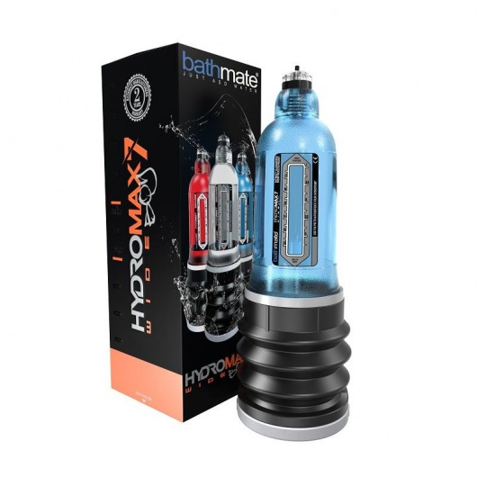 Синяя гидропомпа HydroMAX7 Wide Boy - Bathmate - в Евпатории купить с доставкой