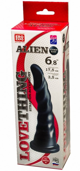 Насадка для трусиков харнесс Alien - 17,5 см. - LOVETOY (А-Полимер) - купить с доставкой в Евпатории