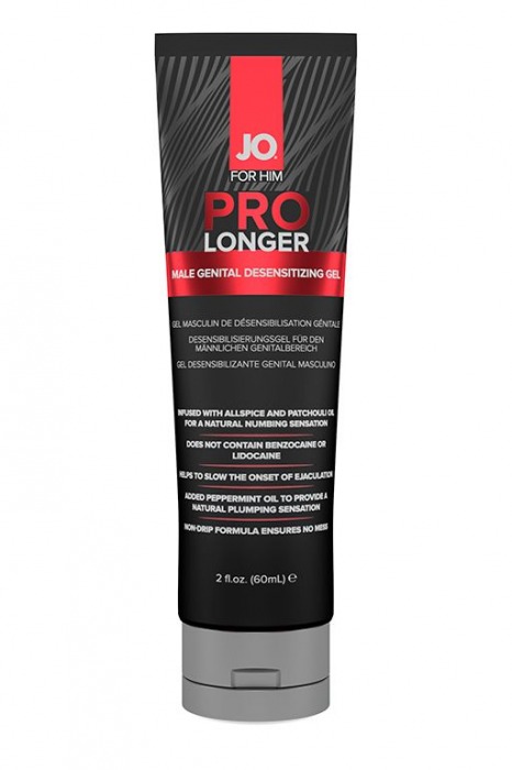 Гель-пролонгатор умеренного действия для мужчин JO Prolonger Gel – 60 мл. - System JO - купить с доставкой в Евпатории