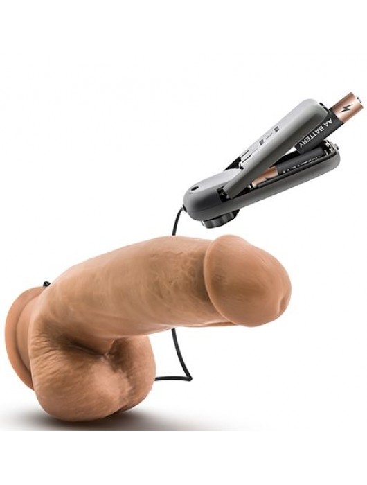 Смуглый вибратор MMA Fighter - 17,8 см. - Blush Novelties