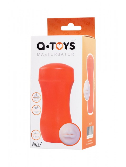 Мастурбатор-ротик A-Toys в оранжевой колбе - A-toys - в Евпатории купить с доставкой