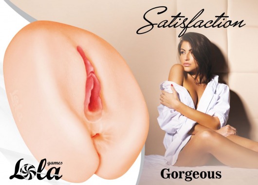 Мастурбатор с 2 тоннелями Satisfaction Gorgeous - Lola Games - в Евпатории купить с доставкой