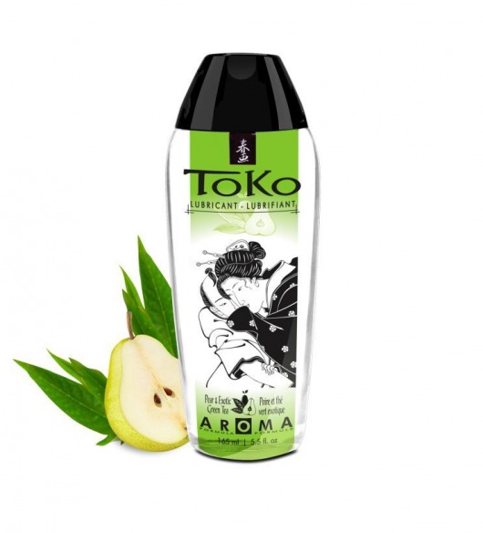 Интимный гель TOKO Pear   Exotic Green Tea с ароматом груши и зеленого чая - 165 мл. - Shunga - купить с доставкой в Евпатории