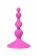 Розовая силиконовая анальная пробка Loverty - 8 см. - ToyFa в Евпатории Розовая силиконовая анальная пробка Loverty - 8 см. - ToyFa