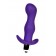 Фиолетовая изогнутая анальная вибропробка - 12,9 см. - A-toys в Евпатории Фиолетовая изогнутая анальная вибропробка - 12,9 см. - A-toys
