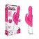 Розовый вибратор-кролик с вращающимися бусинами - 25 см. - Rabbit Essentials купить в Евпатории с доставкой в Orgasmix.ru Розовый вибратор-кролик с вращающимися бусинами - 25 см. - Rabbit Essentials