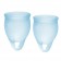 Набор голубых менструальных чаш Feel confident Menstrual Cup - Satisfyer - купить с доставкой в Евпатории
