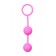 Розовые вагинальные шарики с ребрышками Roze Love Balls - Easy toys