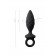 Черная анальная пробка Strob M - 13,5 см. - Erotist Adult Toys
