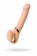 Телесный безремневой вибрострапон Vibrating Bendable Strap-On L - Strap-on-me - купить с доставкой в Евпатории