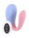 Двухцветный вибростимулятор для пар с пультом ДУ - Свободный ассортимент купить в Евпатории с доставкой в Orgasmix.ru Двухцветный вибростимулятор для пар с пультом ДУ - Свободный ассортимент