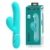 Мятный вибратор-кролик с пульсацией Perdita - 22,8 см. - Baile купить в Евпатории с доставкой в Orgasmix.ru Мятный вибратор-кролик с пульсацией Perdita - 22,8 см. - Baile