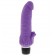 Фиолетовый вибратор с лепестками в основании PURRFECT SILICONE CLASSIC 7INCH PURPLE - 18 см. - Dream Toys