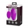 Лиловое виброяйцо с удобным пультом управления вибрацией - Baile в Евпатории Лиловое виброяйцо с удобным пультом управления вибрацией - Baile